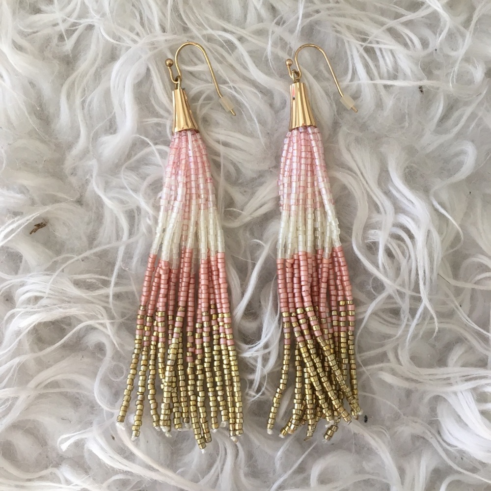 Beaded Earrings, Long